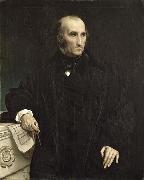 Victor Mottez Portrait of Charles Benvignat, oil painting artist